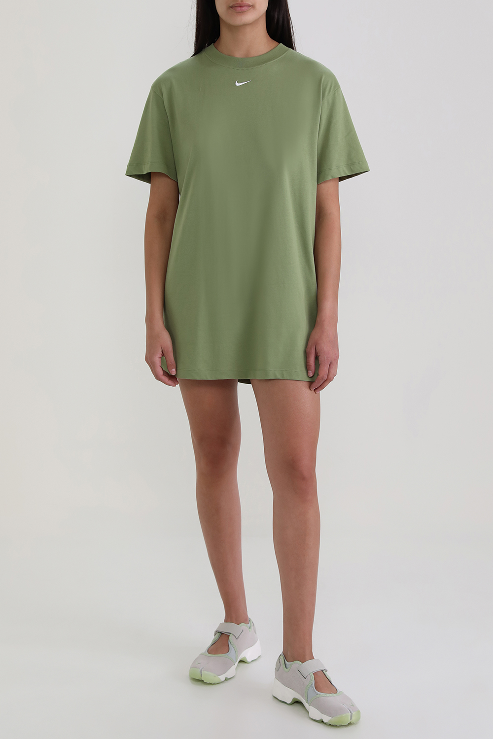 שמלת טי שירט מיני מכותנה אורגנית